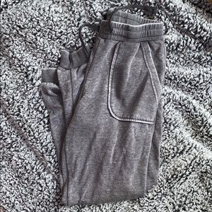 Gray joggers